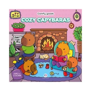 LIVRO DE COLORIR COZY CAPYBARAS