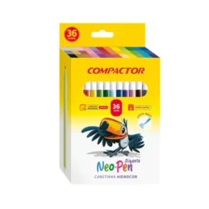 CANETA HIDROGRAFICA NEO PEN GIGANTE C/36 CORES