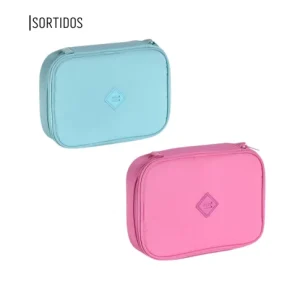 ESTOJO BOX FEM 22X16X6CM LISO COLOR