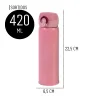 GARRAFA INF INOX 420ML LISA COLOR