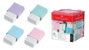 BORRACHA FABER TK PLASTICA OF/7024 PEQUENA TONS PASTEL