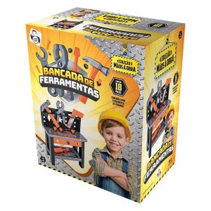 BRINQUEDO BANCADA FERRAMENTAS PICA PAU