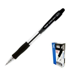 CANETA ESFEROGRAFICA PILOT 0.7 BPS SUPERGRIP PRETA
