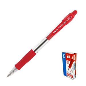 CANETA ESFEROGRAFICA PILOT 0.7 BPS SUPERGRIP VERMELHA