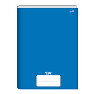 CADERNO BROCHURA 96 FOLHAS CAPA DURA STIFF AZUL JANDAIA