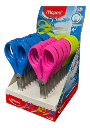 Tesoura Escolar Pulse Jacare Canhoto 13cm