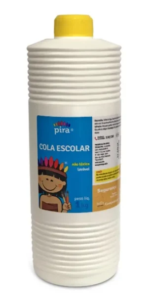 Cola Liquida Branca Piratininga - 1kg Branco